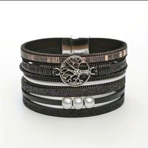 NIB tree of life layer bracelet